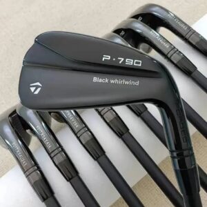 taylormade p790 golf iron set black clubs shafts flex 4 9pa p/a p 790 stiff